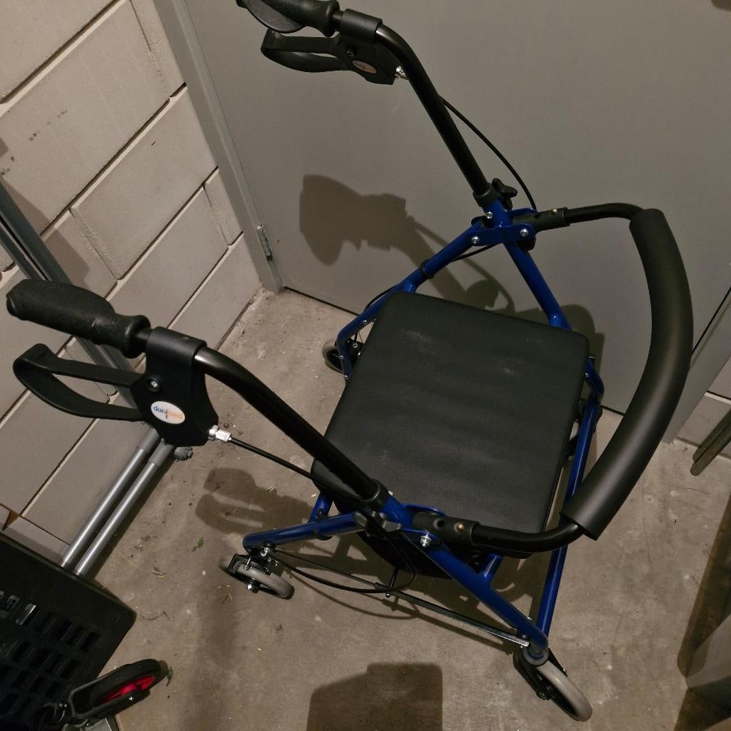 DuniMed nieuwe opklapbare rollator verstelbaar in hoogte, Diversen, Rollators, Ophalen, Nieuw