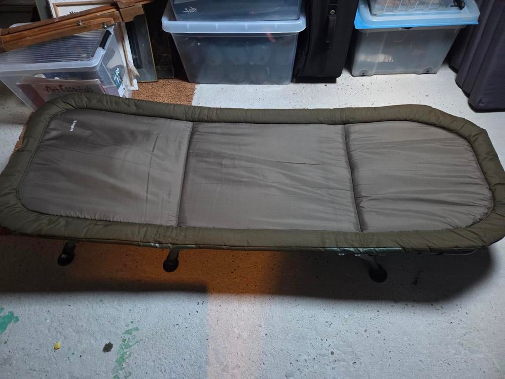 Trakker Stretcher + Fox Slaapzak - Perfecte Set!, Watersport en Boten, Hengelsport | Karpervissen, Ophalen, Zo goed als nieuw