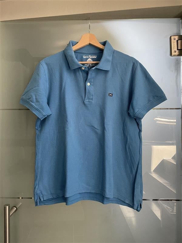 Scapa Polo, Maat 52/54 (L), Blauw, Ophalen of Verzenden, Zo goed als nieuw
