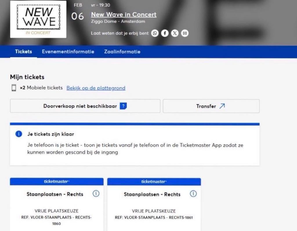 New wave, Twee personen