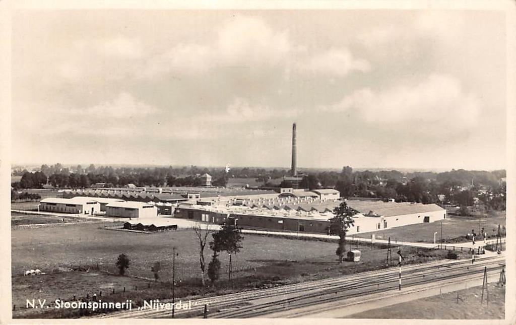 Nijverdal N.V. Stoomspinnerij, Verzamelen, Ophalen of Verzenden, 1940 tot 1960, Gelopen, Overijssel