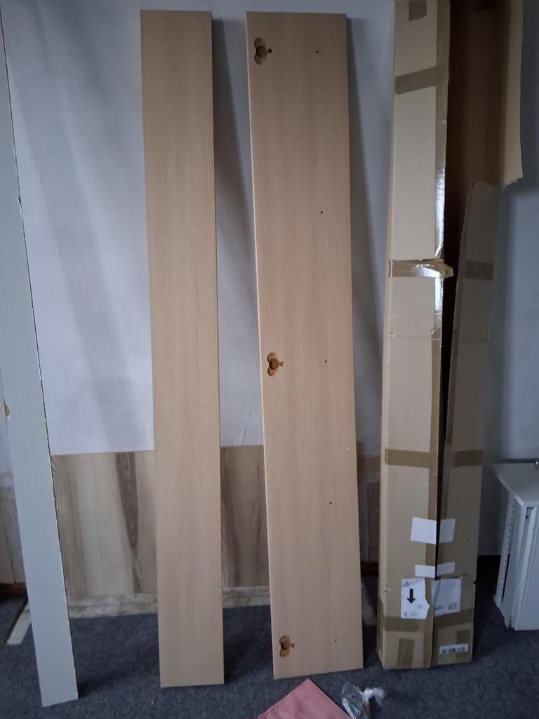 Eiken fineer wandplank, Doe-het-zelf en Verbouw, Hout en Planken, Ophalen, 25 tot 50 mm, Eiken, Plank