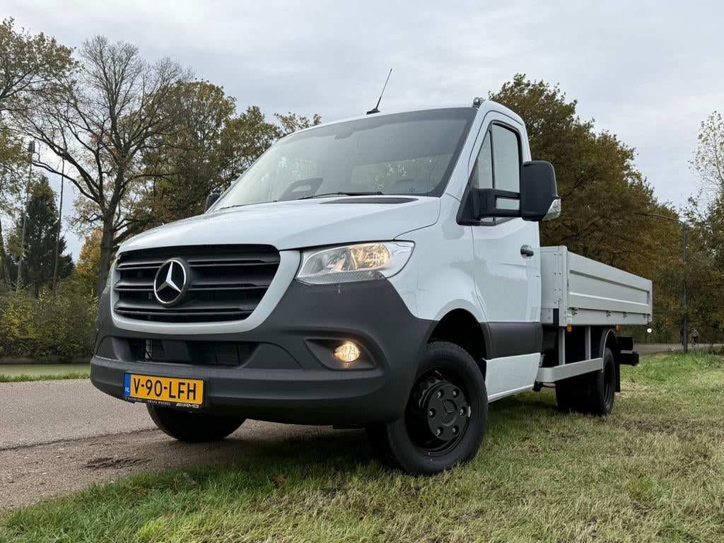 Sprinter 517 ALUMINIUM  OPEN BAK AHK NIEUW MODEL, Achterwielaandrijving, 4 cilinders, Wit, Mercedes-Benz