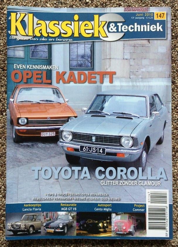 KT: Opel Kadett C, Lancia Flavia, MGB GT V8, Volvo Amazon, Ophalen of Verzenden, Zo goed als nieuw, Algemeen