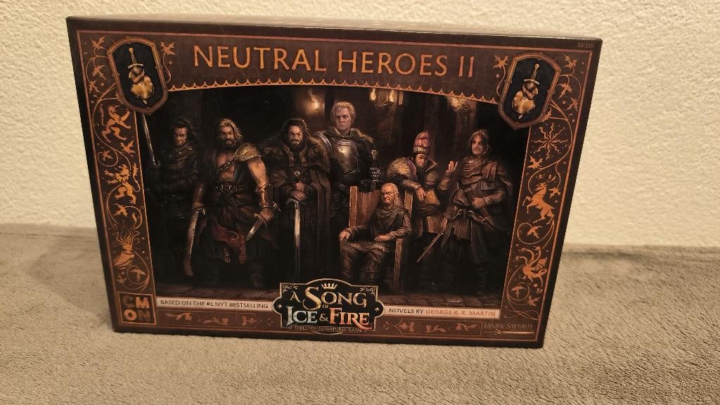 A Song of Ice and Fire - Neutral Heroes 2, Ophalen of Verzenden, Zo goed als nieuw, Overige soorten, Figuurtje(s)