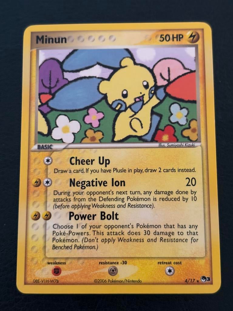 Minun #4 Pokemon POP Series 3, Ophalen of Verzenden, Zo goed als nieuw