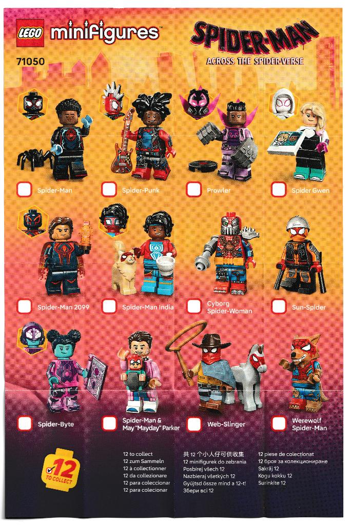 Lego Collectible Minifigure t/m 28, Spiderman ea (zie tekst), Verzenden, Nieuw, Complete set, Lego