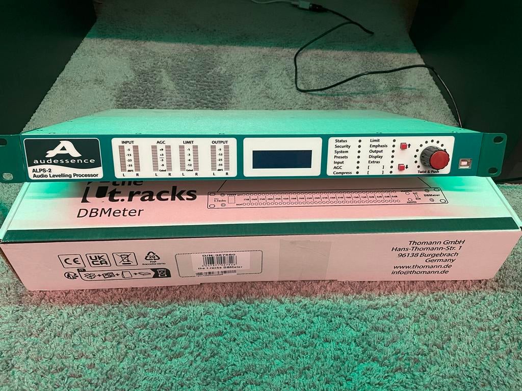 Audessence Alps 2 Audio Levelling Processor, Audio, Tv en Foto, Professionele Audio-, Tv- en Video-apparatuur, Zo goed als nieuw