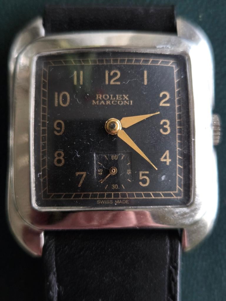 horloge, Overige merken, Leer, Staal, Polshorloge