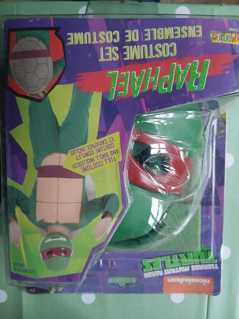 Ninja Turtle™ kostuum met 4 maskers voor kinderen