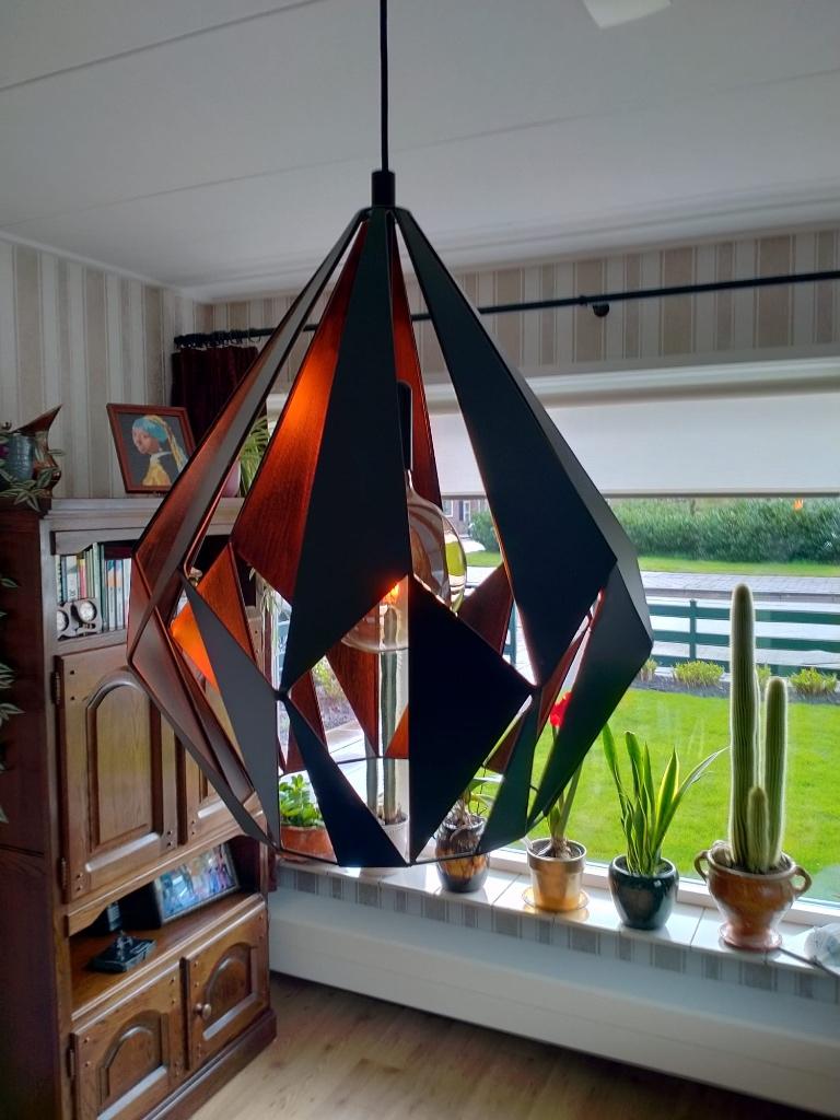 Hanglamp, Ophalen, Gebruikt, Metaal, Minder dan 50 cm