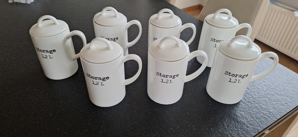 7x storage jar 1.2 L Van Riviera Maison, Ophalen of Verzenden, Nieuw