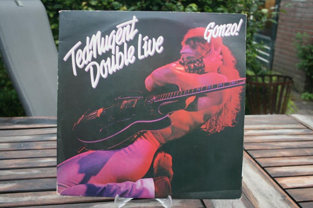 Ted Nugent - Double live - Gonzo ! Hardrock, Cd's en Dvd's, Vinyl | Hardrock en Metal, Ophalen of Verzenden, Zo goed als nieuw