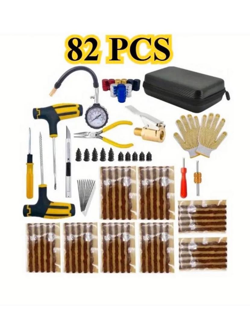 Banden reparatie set 82 stuk nieuwe, Auto diversen, Autogereedschap, Ophalen of Verzenden