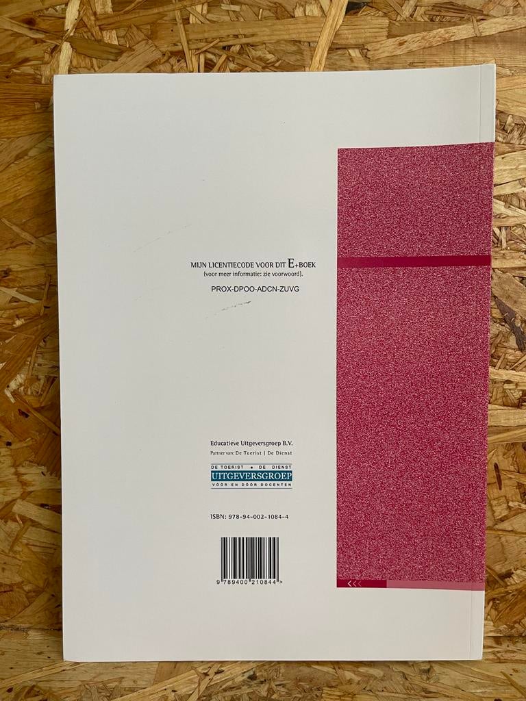 HRP 1 Warenkennis Horeca - Zo Goed Als Nieuw!, Ophalen of Verzenden, Zo goed als nieuw, MBO