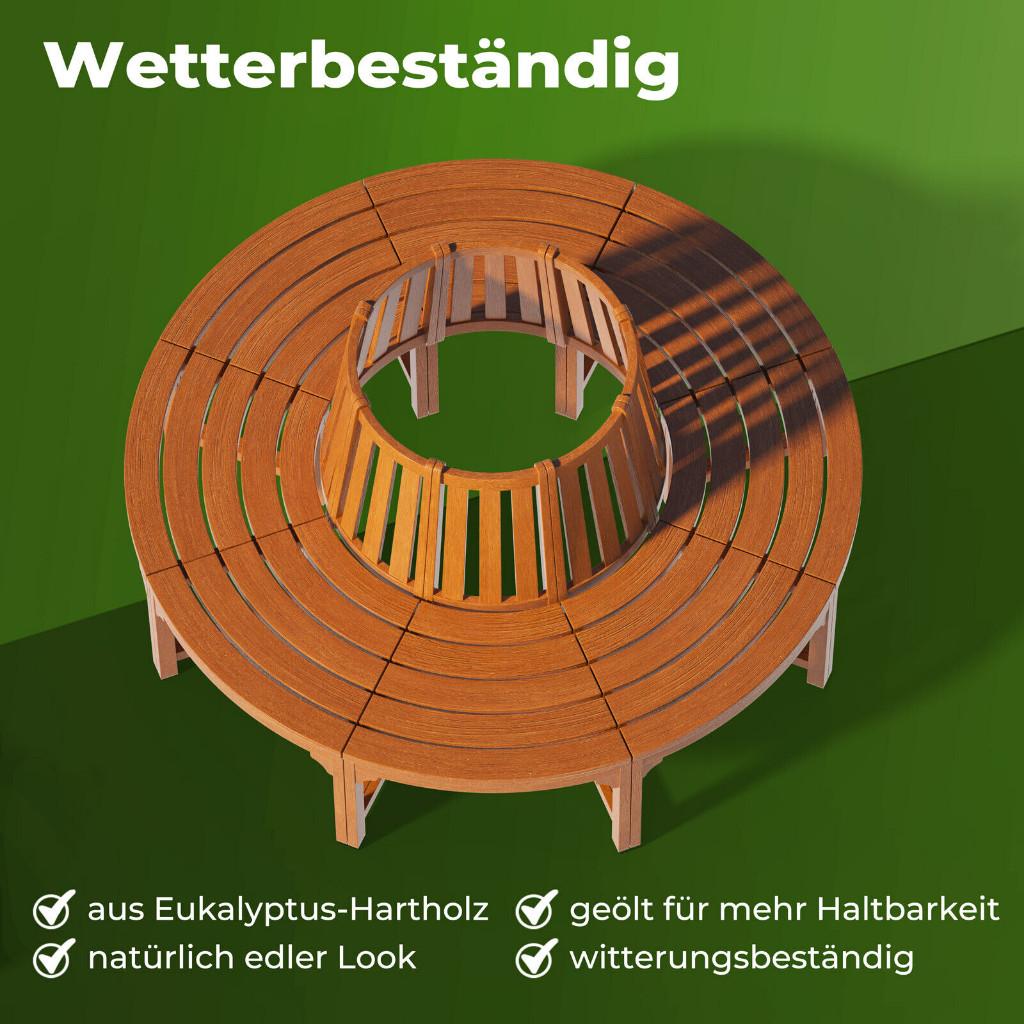 Boombank parkbank rond hout ø160 GRATIS BEZORGD!, Verzenden, Nieuw, Nvt, Nvt