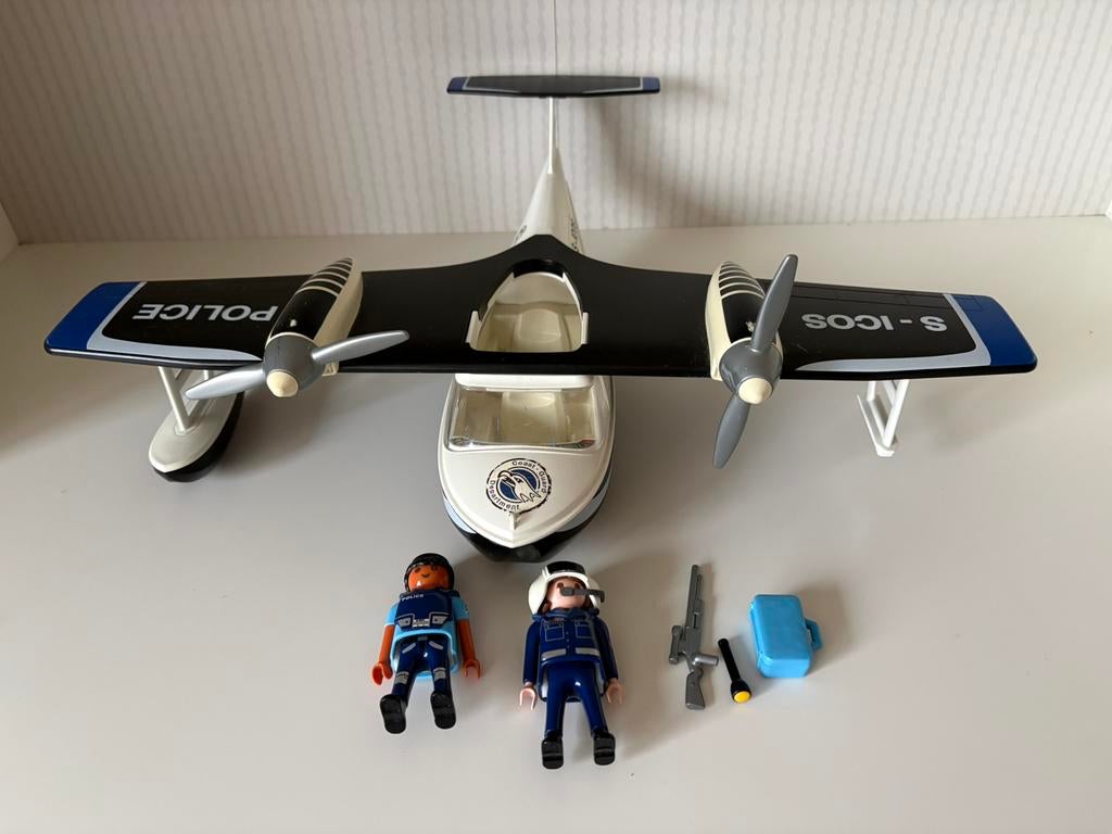 Playmobil 4445 watervliegtuig, Kinderen en Baby's, Speelgoed | Playmobil, Ophalen, Zo goed als nieuw, Complete set