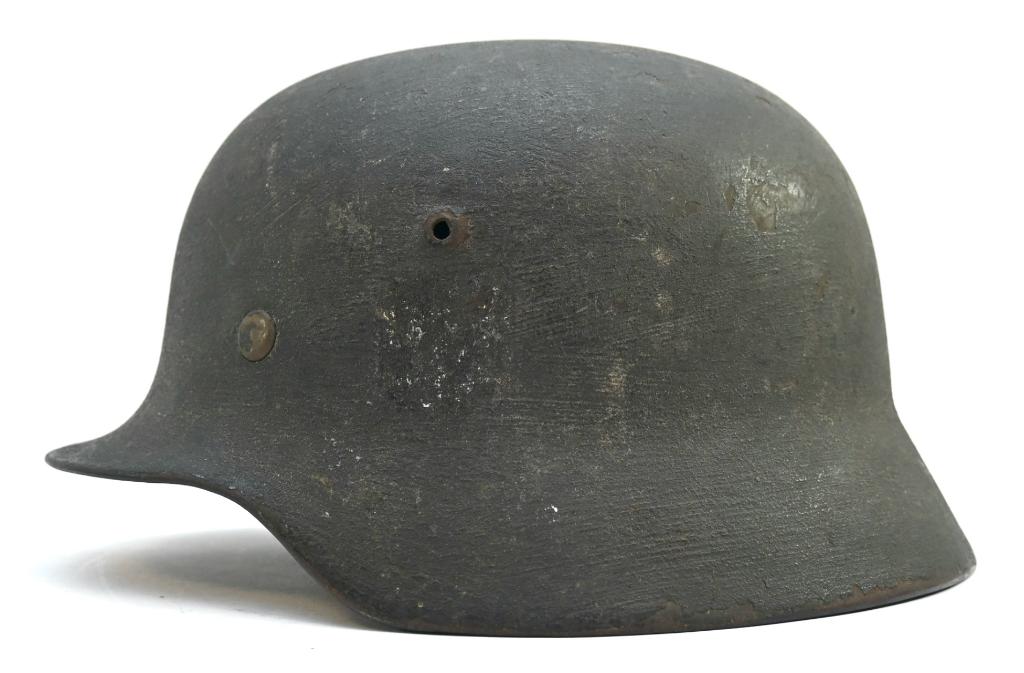 SD M35 Rautarn Camouflage Helm, Verzamelen, Militaria | Tweede Wereldoorlog, Verzenden, Landmacht, Duitsland, Helm of Baret
