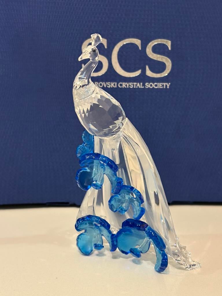Swarovski witte pauw, Ophalen of Verzenden, Zo goed als nieuw, Figuurtje