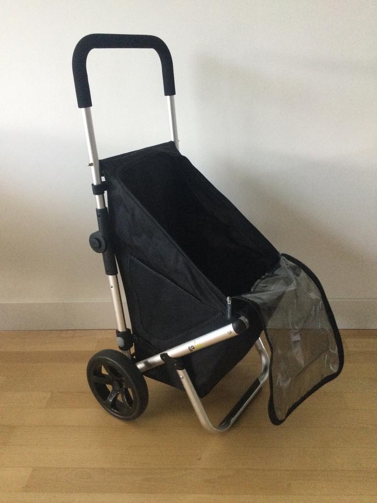Boodschappentrolly Playmarket zwart. Ophalen in Oudorp NH., Ophalen, 30 cm of meer, Zwart, Minder dan 35 cm