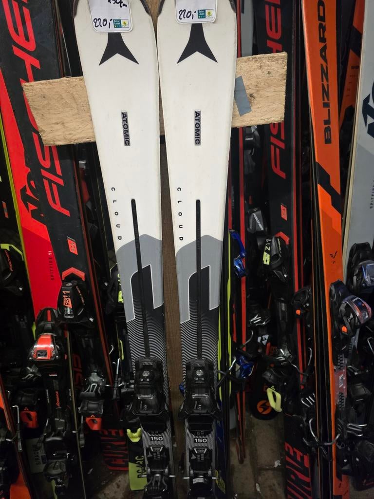 150cm ATOMIC CLOUD C LTD DAMES CARVE SKIS, 160 tot 180 cm, Ophalen of Verzenden, Zo goed als nieuw, Carve