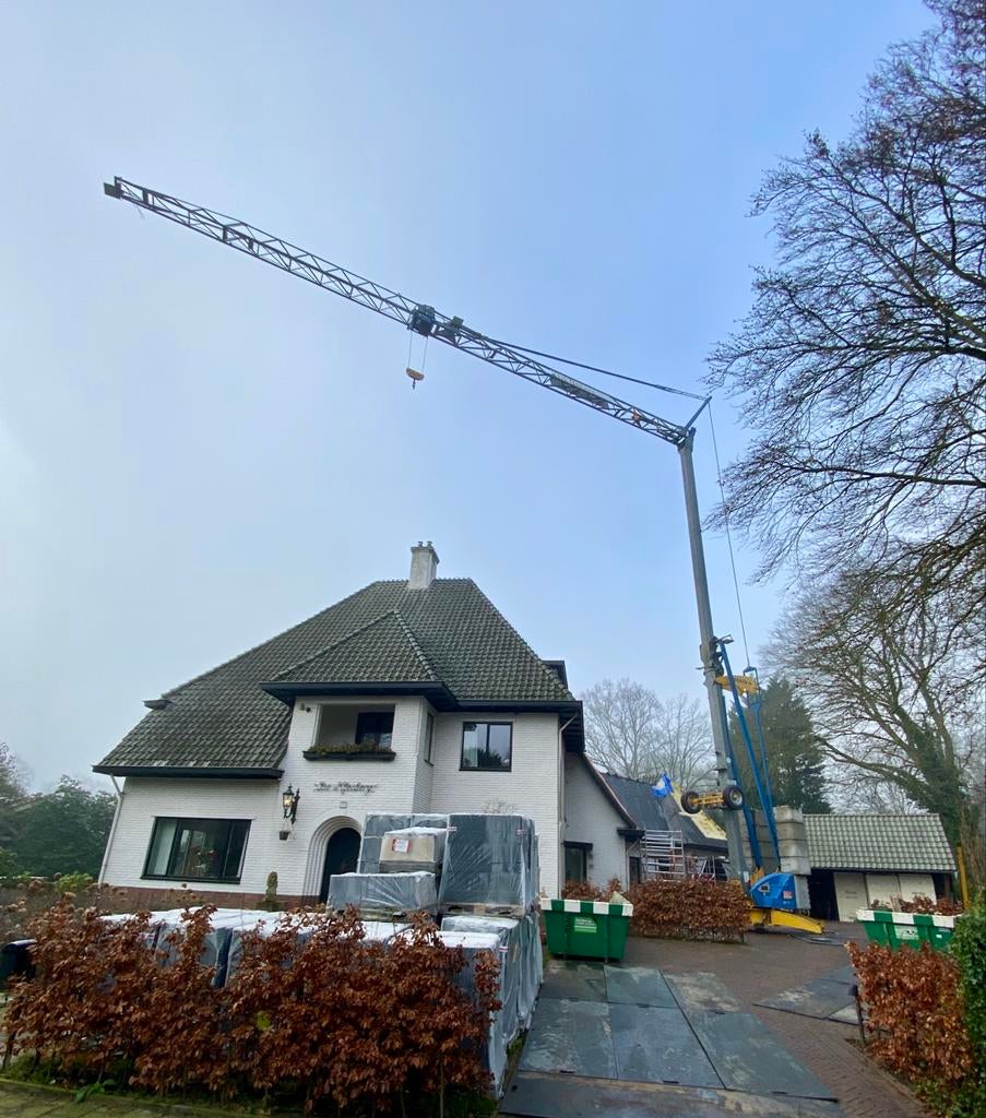 Potain bouwkranen te huur, Ophalen