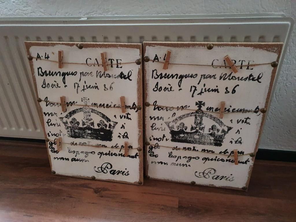 Vintage Doek met wasknijpers, Ophalen of Verzenden, Zo goed als nieuw, Overige typen