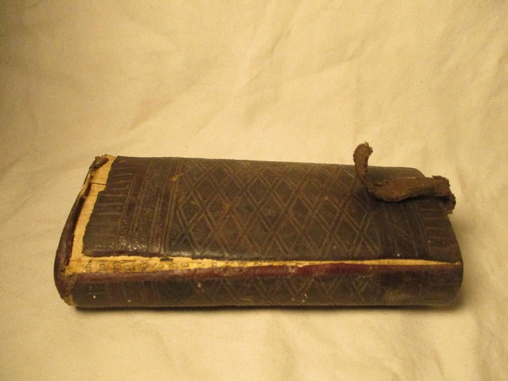 antiek sigaren etui van leer en hout, Ophalen of Verzenden, Gebruikt, Sigarenbandjes