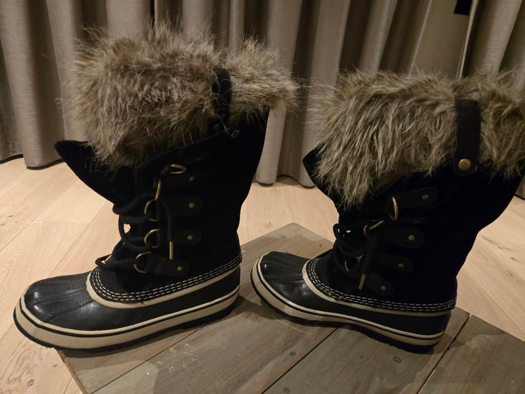 Prachtige zwarte snowboots Sorel maat 37, Overige merken, 100 tot 140 cm, Snowboots, Ophalen of Verzenden