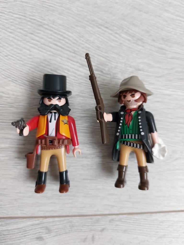 Playmobil 5512 Sheriff en bandiet!
Compleet!!, Ophalen of Verzenden, Zo goed als nieuw, Complete set