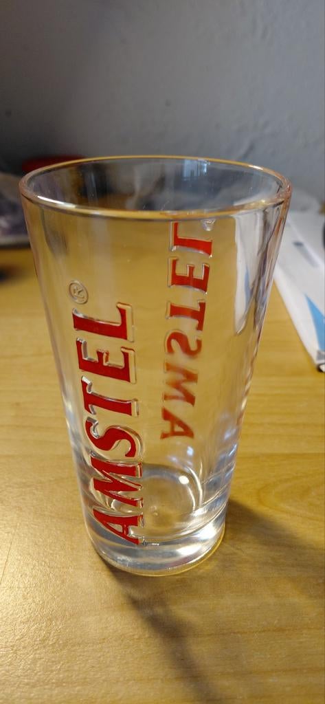 Amstel Bierglas - Gebruikt, Ophalen of Verzenden, Gebruikt