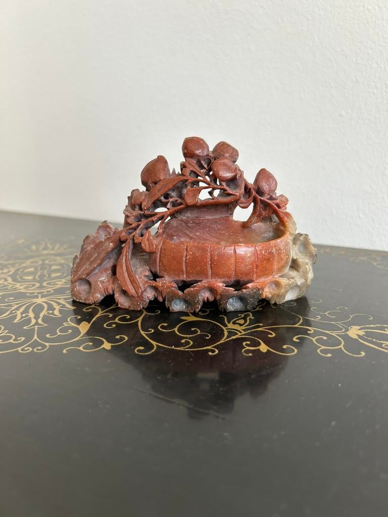 Chinese spekstenen penseelwaspot, Ophalen of Verzenden