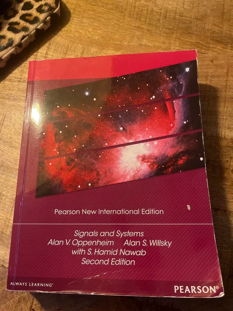 Signals and Systems - Oppenheim, Willsky, Nawab, Ophalen of Verzenden, Beta, Zo goed als nieuw, HBO