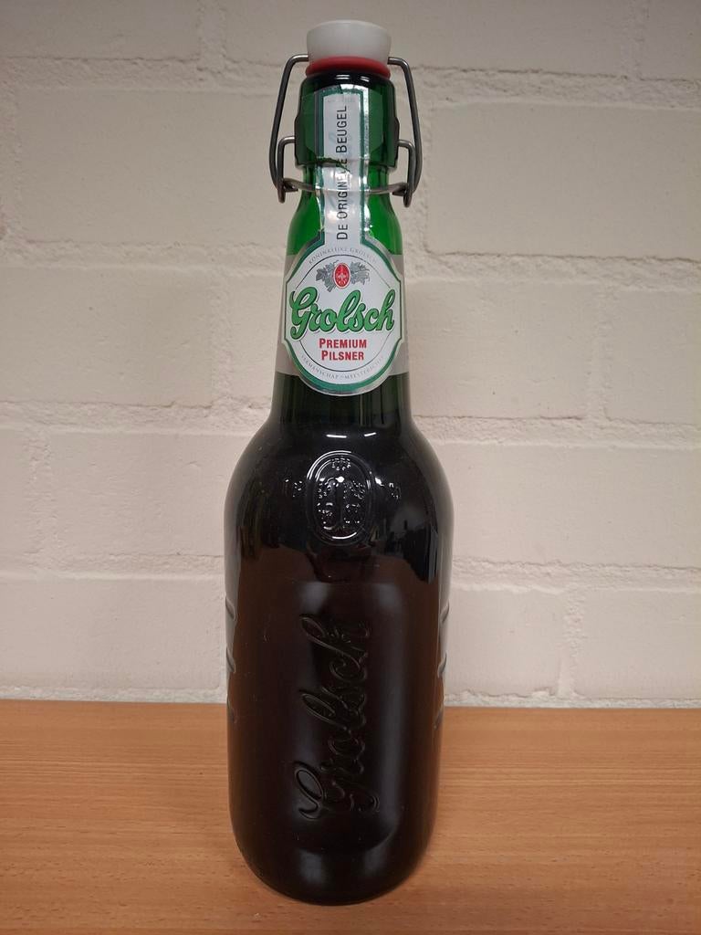 Grolsch Beugelfles 1.5L, Ophalen of Verzenden, Zo goed als nieuw, Flesje(s), Grolsch