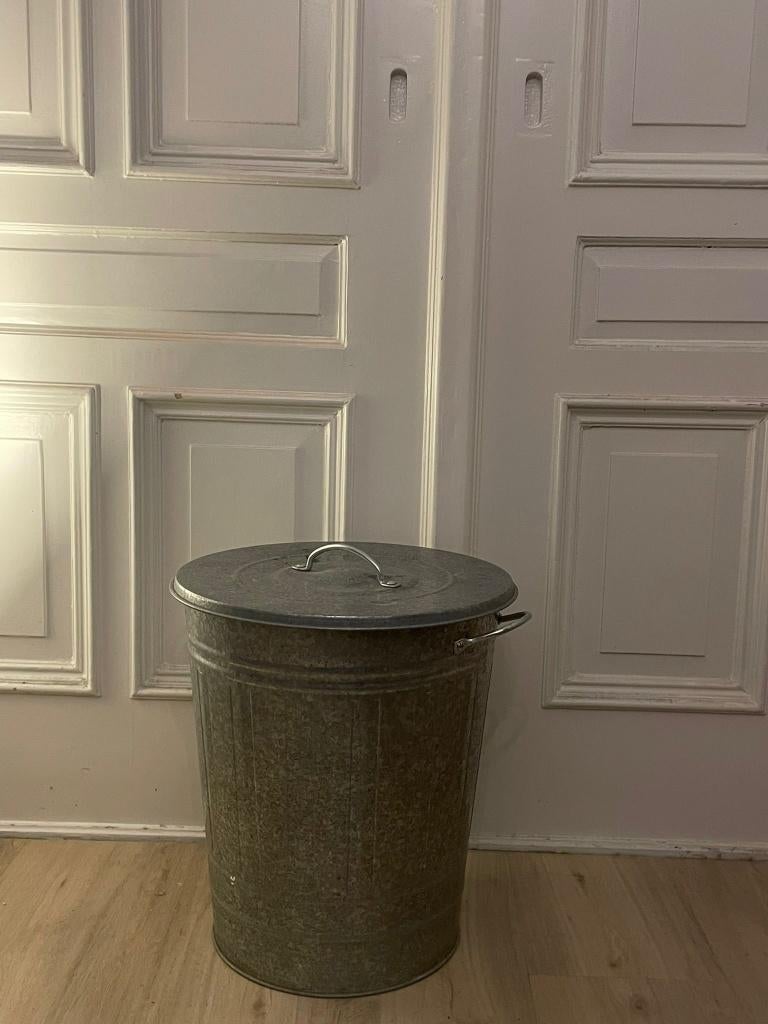 retro industrial garbage bin  storage box, 40 liter of meer, Ophalen, Metaal, Minder dan 50 cm