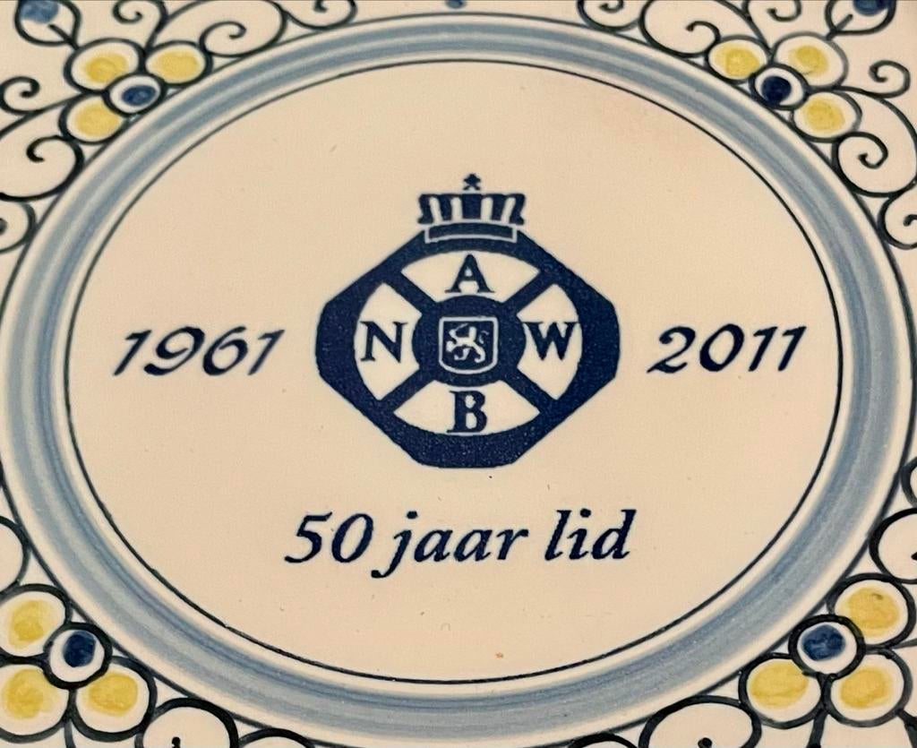 ANWB Gedenkbord 50 Jaar Lidmaatschap, Ophalen of Verzenden