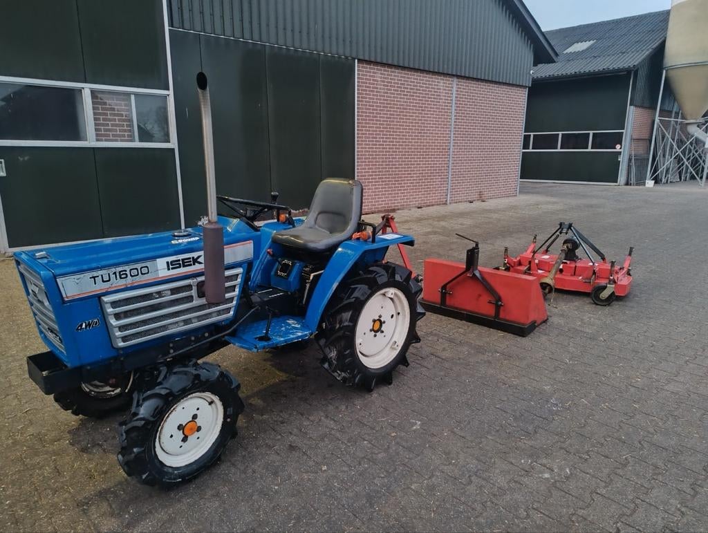 Iseki tu 1600 met pzbak maaier en 3puntbok marge!, Ophalen of Verzenden, Grondbewerking
