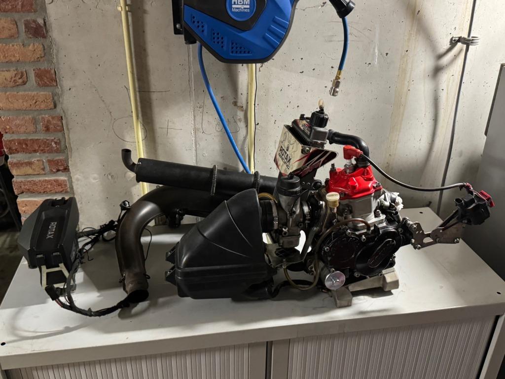 Rotax Max Evo Junior motorsets 3x inclusief motorkaarten, Ophalen, Gebruikt, Onderdelen Kart