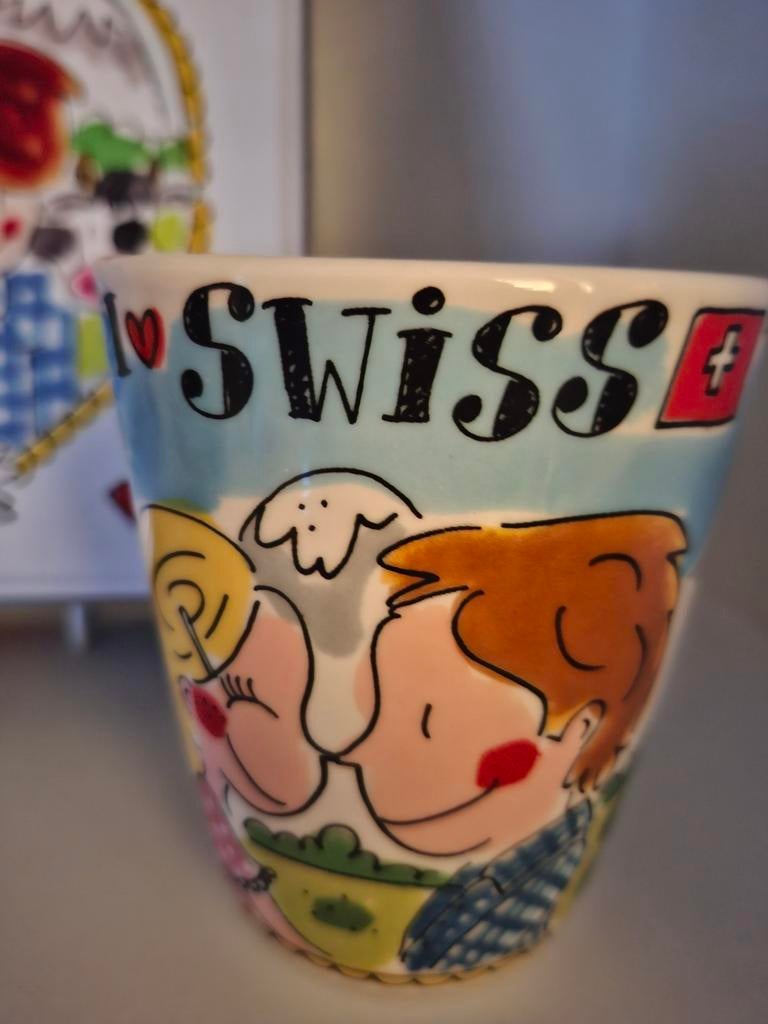 Blond Amsterdam I love swiss Beker, Blond Amsterdam, Ophalen of Verzenden, Zo goed als nieuw, Kop(pen) en/of Schotel(s)
