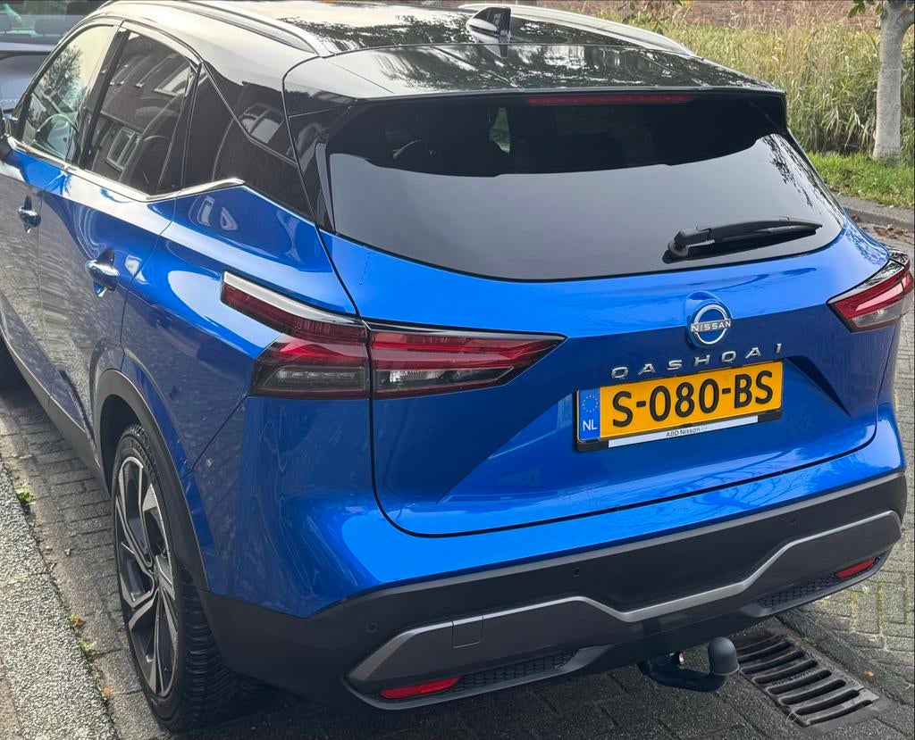 Nissan Qashqai 1.3 Tekna Plus Benzine Xtronic 2023 Blauw, Auto's, Nissan, 1800 kg, 157 pk, Blauw, 75 €/maand