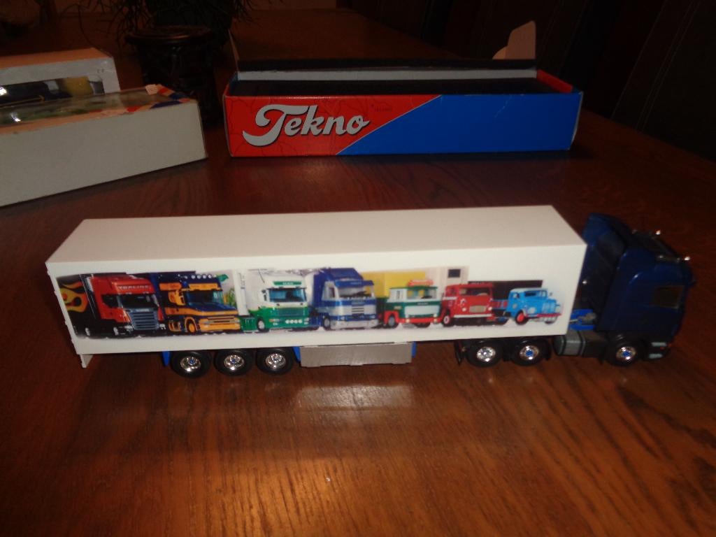 Tekno Scania R580, Hobby en Vrije tijd, Modelauto's | 1:50, Verzenden, Zo goed als nieuw, Bus of Vrachtwagen, Tekno