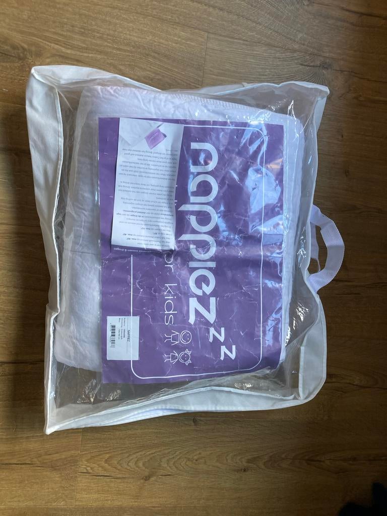 Nappiez katoenen vierseizoenen dekbed 120x135cm, Jongetje of Meisje, Wit, Ophalen of Verzenden, Deken of Dekbed