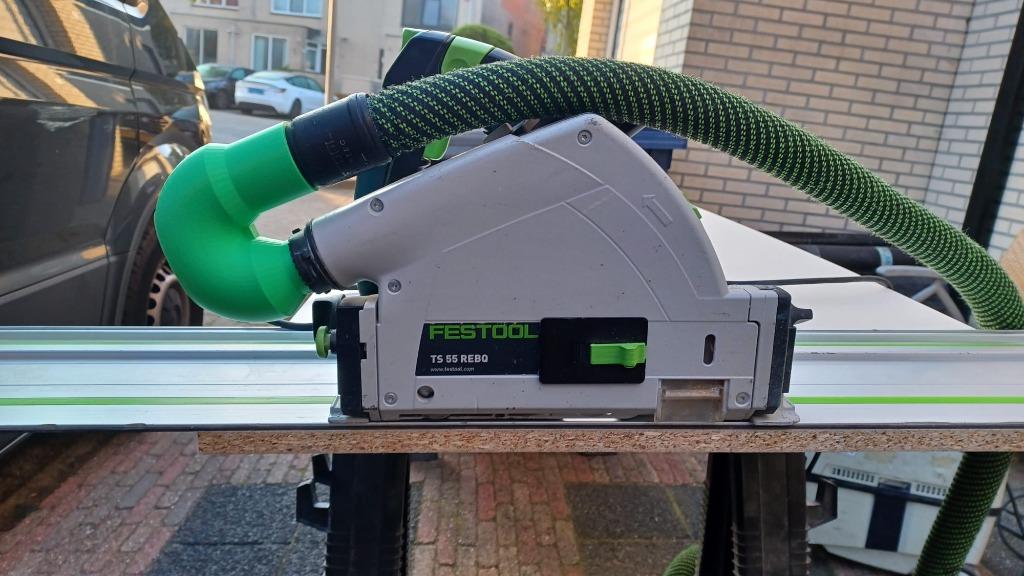 Festool/Makita Elleboogadapter Invalzaag Opzetstuk