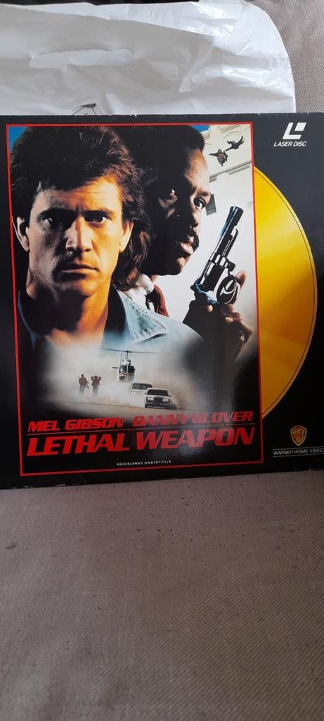 Laserdisc  Lethal Weapon   PAL, Ophalen of Verzenden