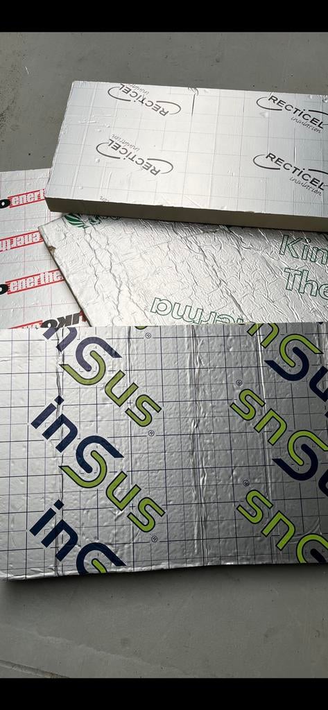 PIR isolatie super prijzen 3 cm. tot 20 cm., Doe-het-zelf en Verbouw, 12 cm of meer, Nieuw, Ophalen of Verzenden, Hardschuim (Pir)