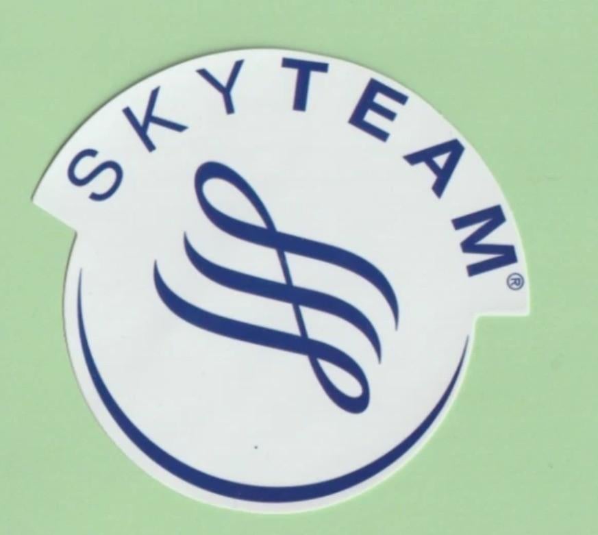 Skyteam sticker - 8 cm x 8 cm, Ophalen of Verzenden, Nieuw, Overige typen
