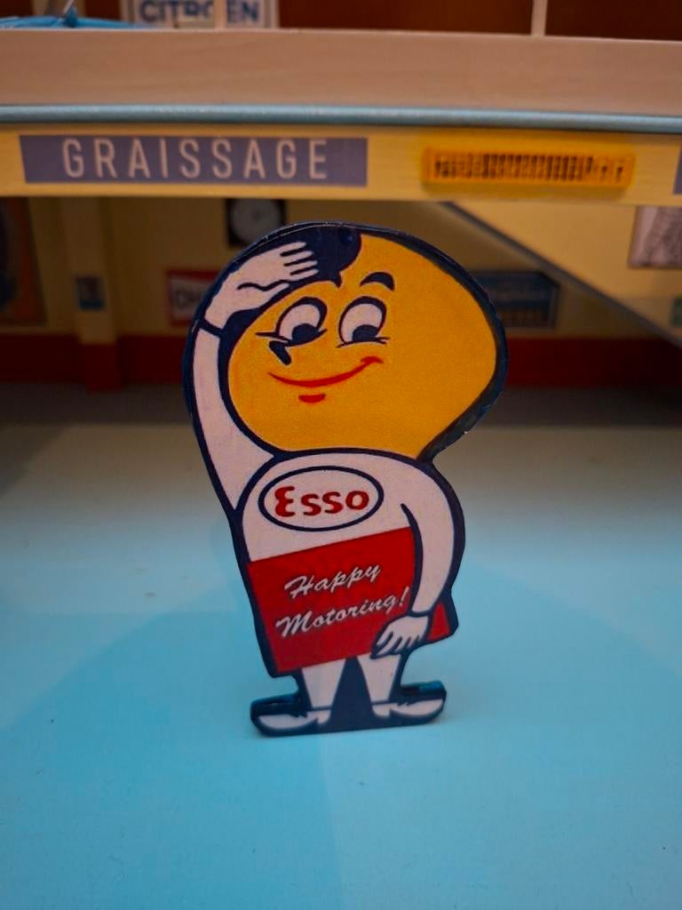 Vintage Esso Mannetje Reclame, Verzamelen, Ophalen of Verzenden, Gebruikt, Gebruiksvoorwerp