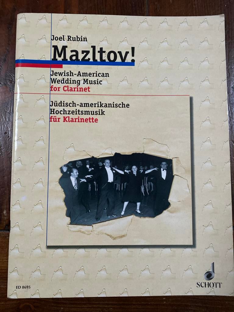 Mazltov! Joodse-Amerikaanse bruiloftsmuziek voor klarinet, Wereldmuziek, Ophalen of Verzenden, Zo goed als nieuw, Klarinet