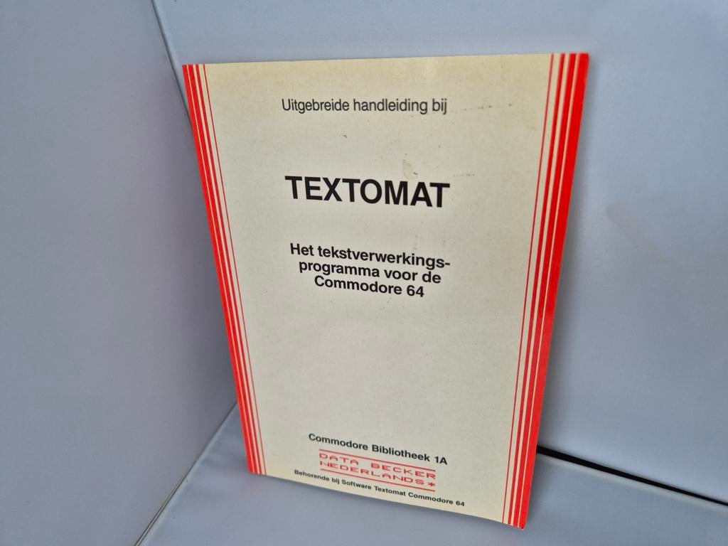 Textomat handleiding, tekstverwerkingsprogramma Commodore 64, Computers en Software, Vintage Computers, Ophalen of Verzenden