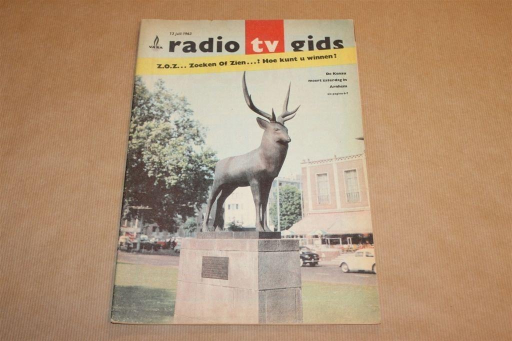 Vara Radio TV Gids - 13 juli 1963 !!, Boeken, Tijdschriften en Kranten, Ophalen of Verzenden, Zo goed als nieuw, Muziek, Film of Tv
